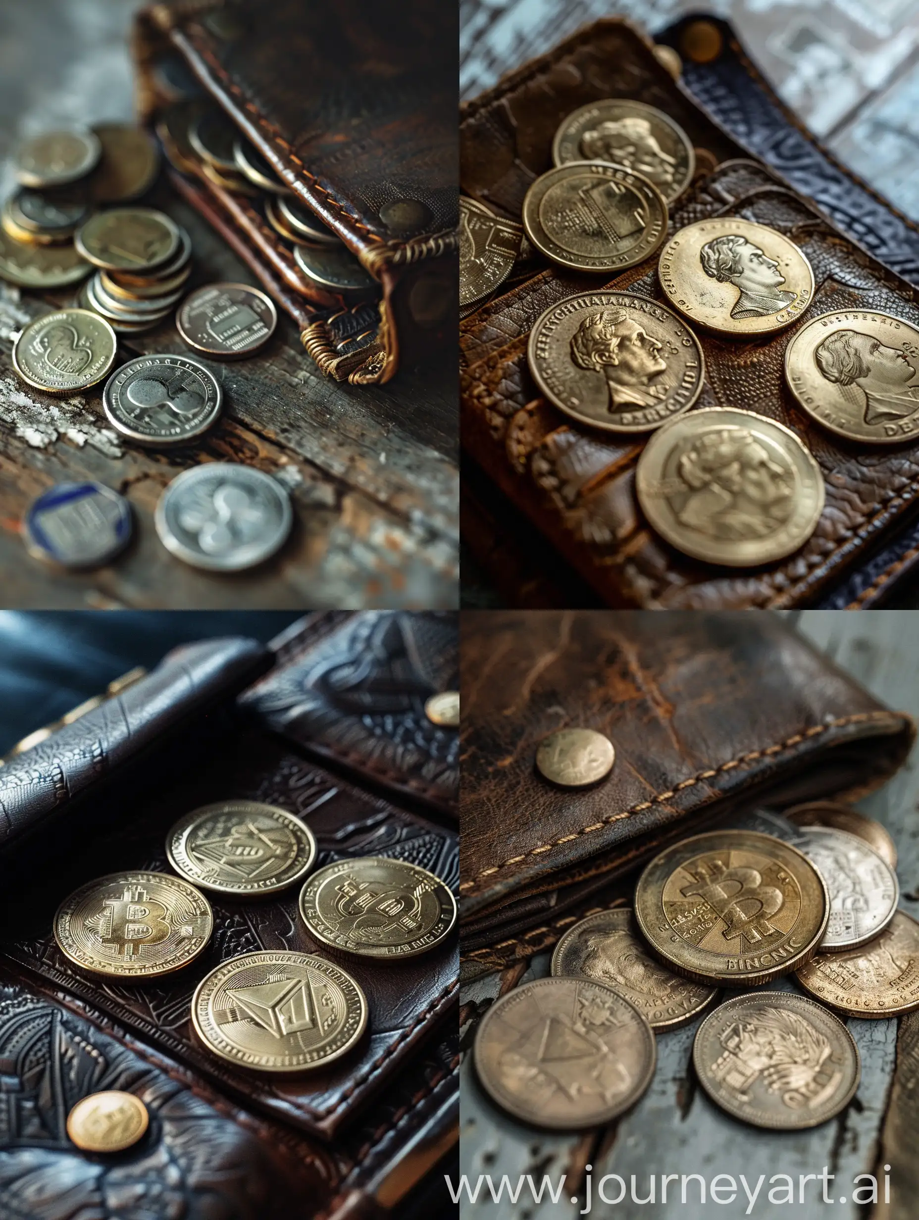 Coins-in-Wallet-Realistic-and-Aesthetic-Pocket-Treasure