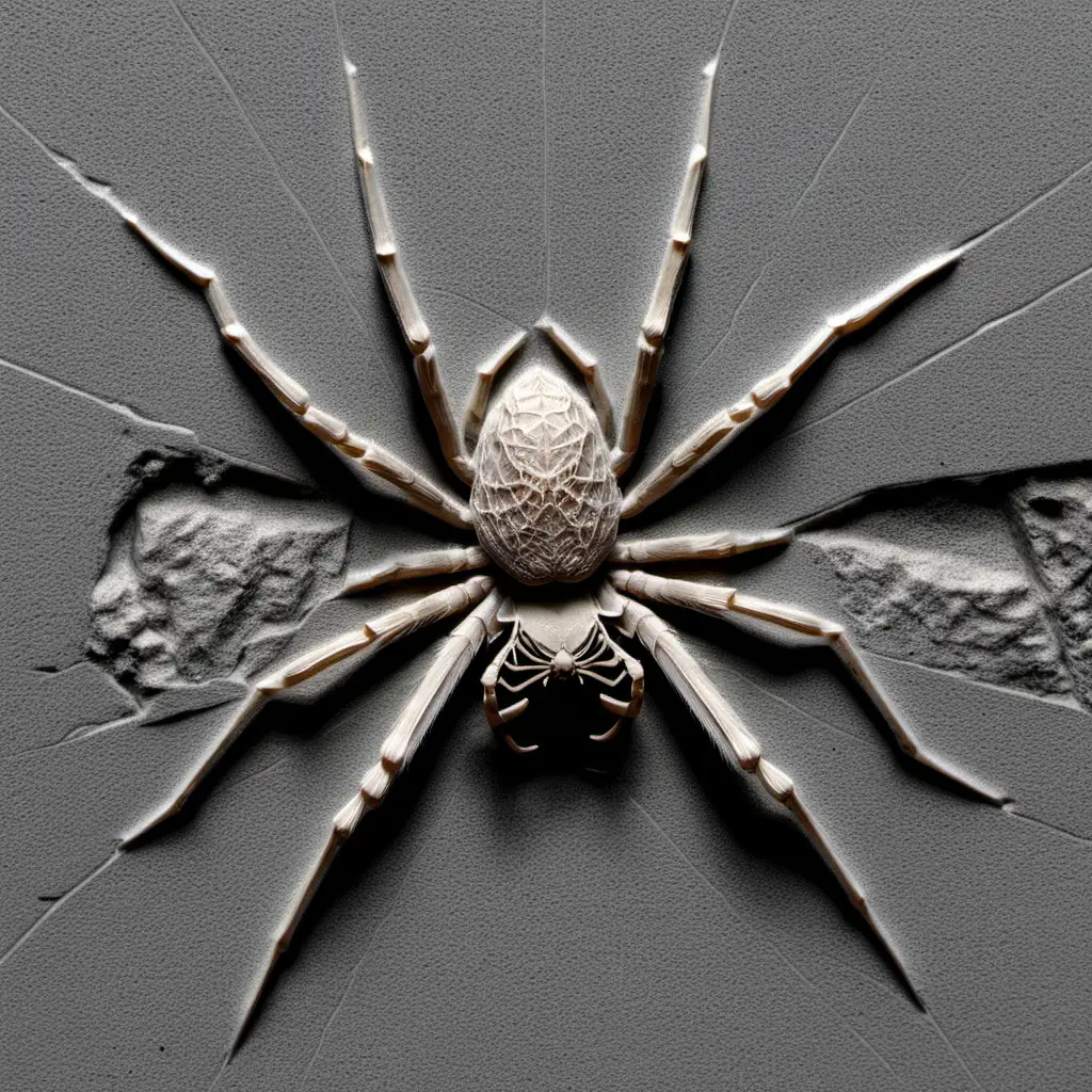Bas reliefs rond araignée