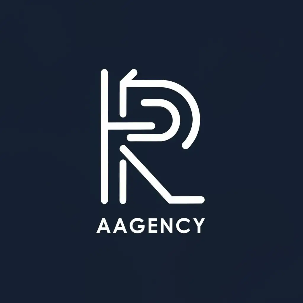 logo, KP, with the text "KP AGENCY", typography, be used in Internet industry