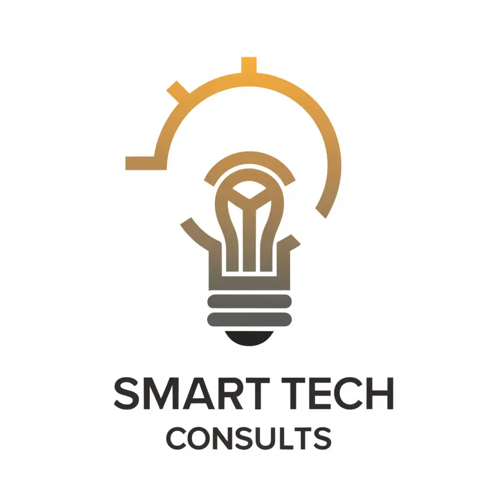 LOGO-Design-For-Smart-Tech-Consults-Innovative-Lightbulb-Symbol-for-the-Technology-Industry