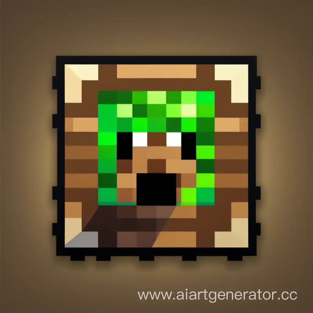 Minecraft-Launcher-Square-Icon-Pixelated-Logo-for-Quick-Access
