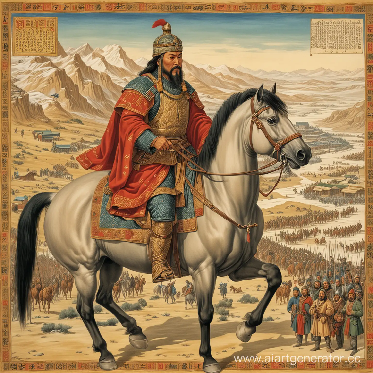 Чингисхан и его великая империя.