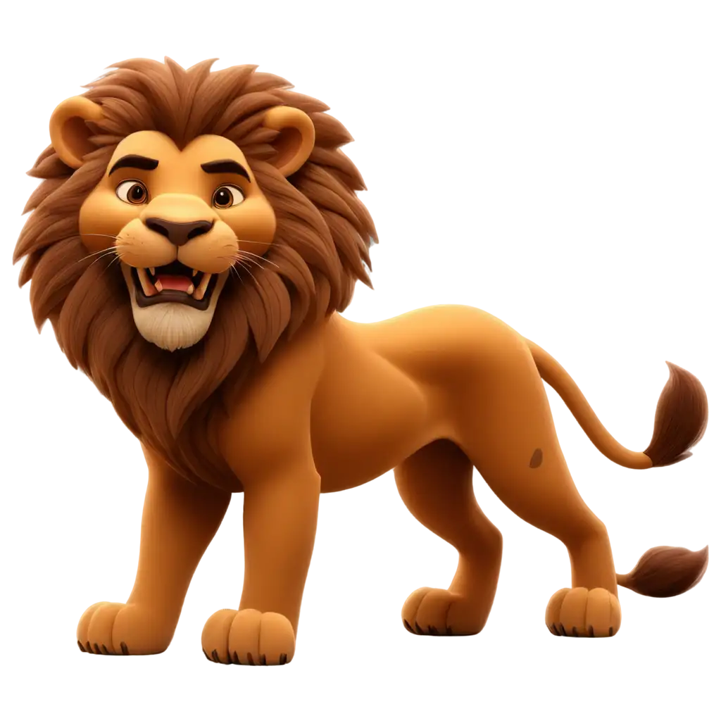 Stunning-Lion-Cartoon-PNG-Captivating-Illustration-for-Digital-Content