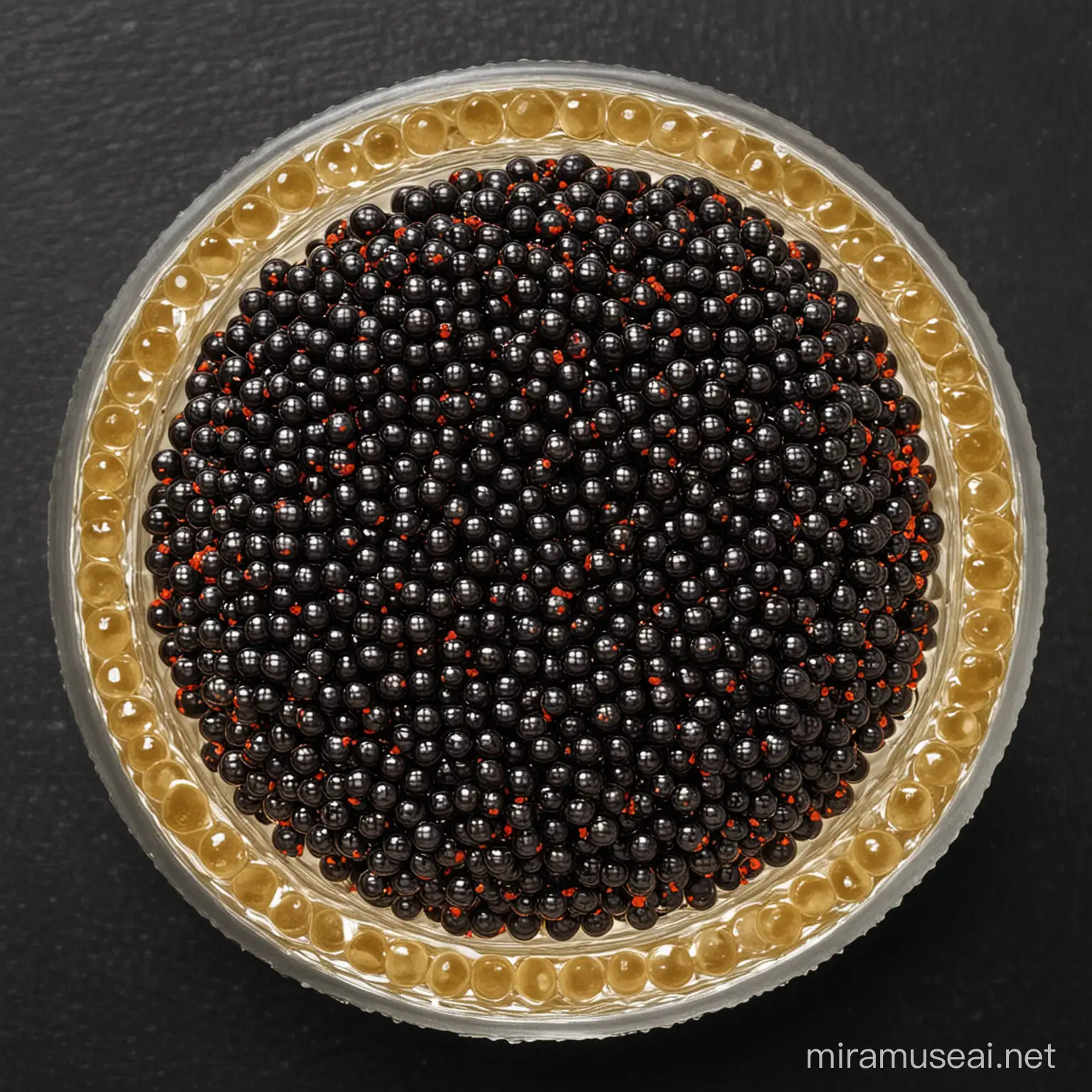 Exquisite Fish Roe Caviar Delicacy Platter