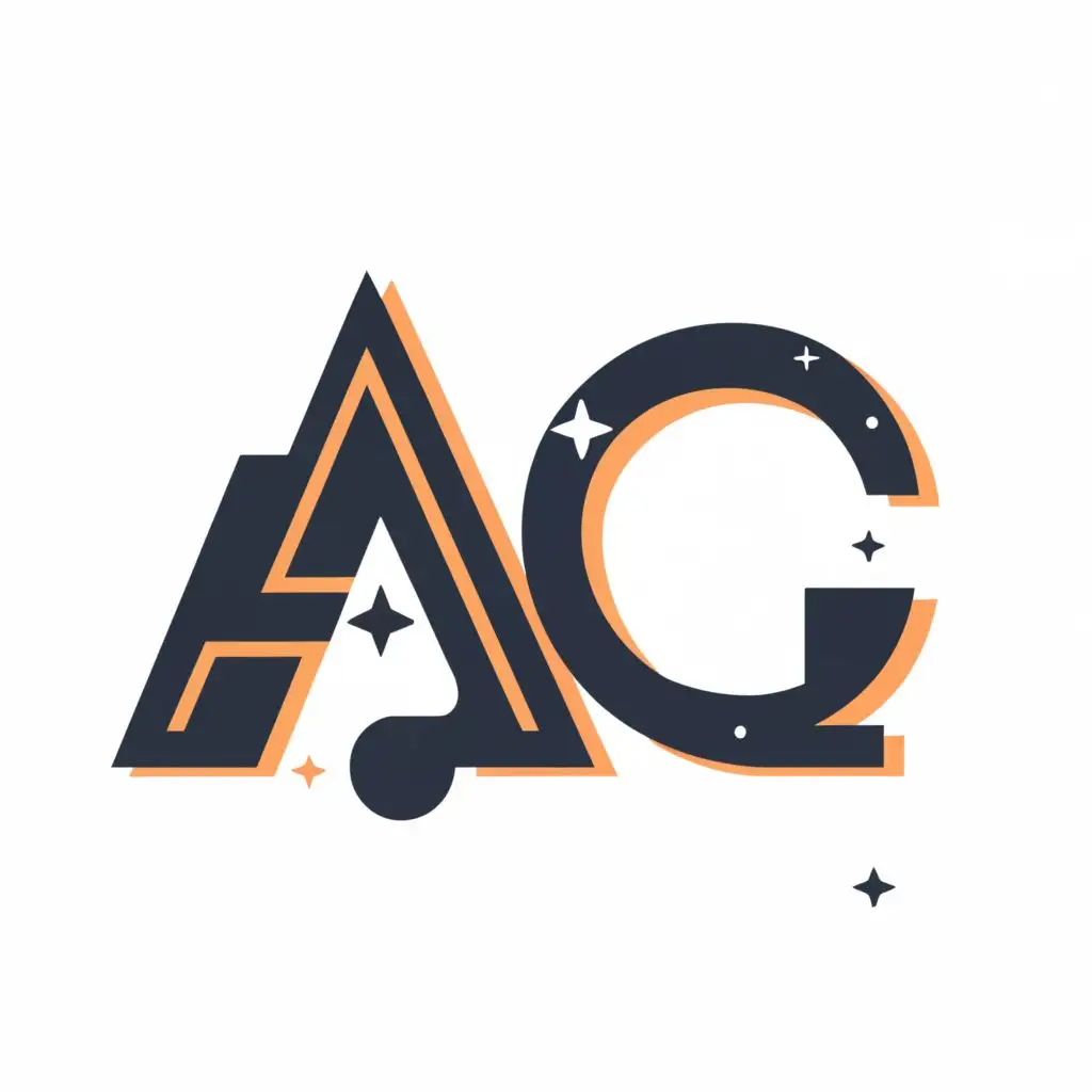 logo, Aesthetic web design, with the text "AC", typography