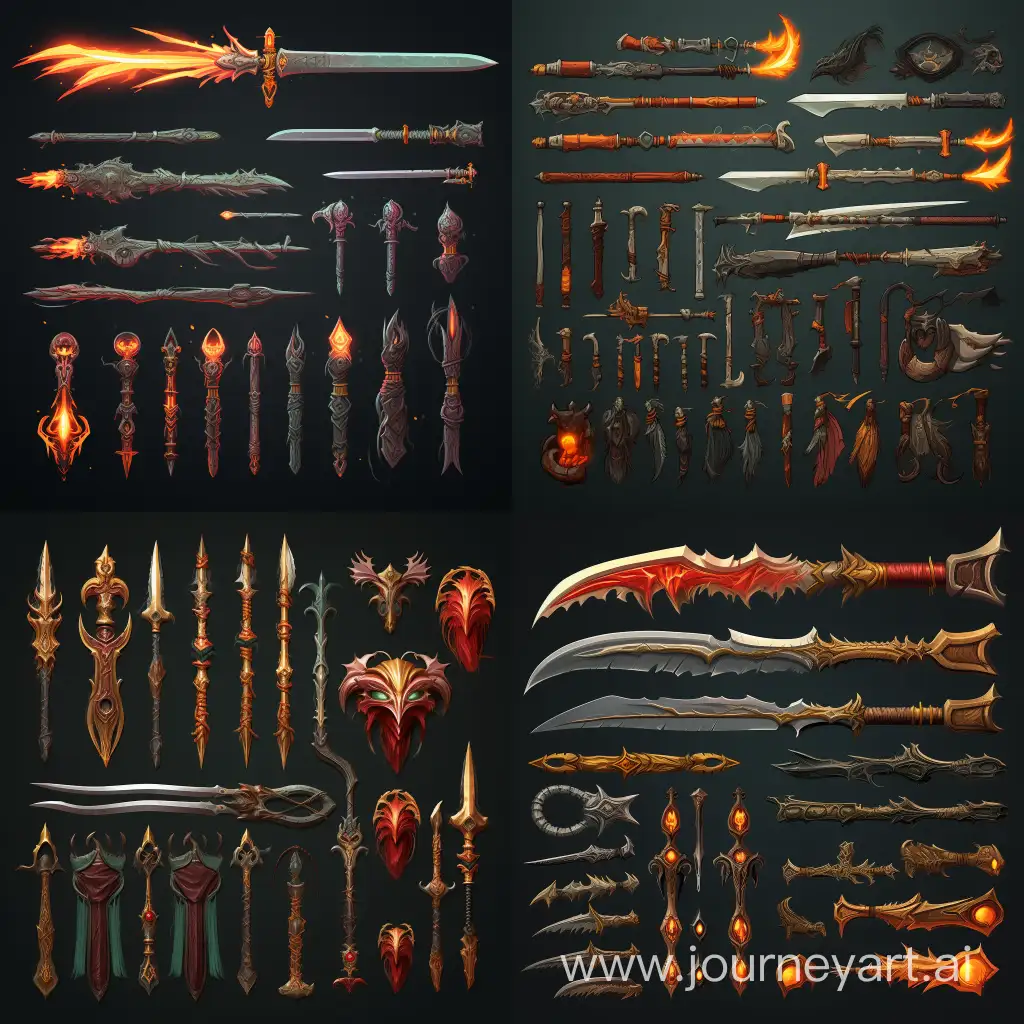 Fantasy-Items-Spritesheet-with-Magical-Effects-and-Enchanting-Weapons
