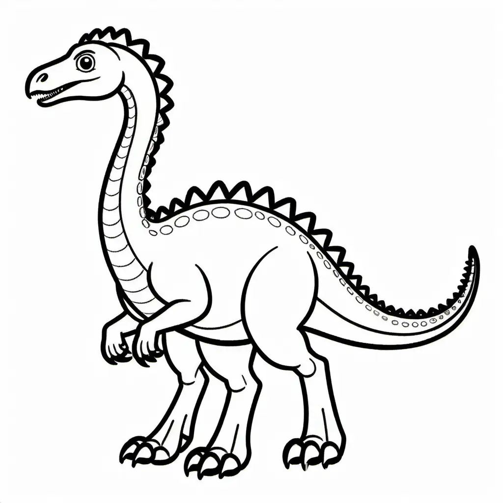 Simple-Therizinosaurus-Dinosaur-Coloring-Page-for-Kids