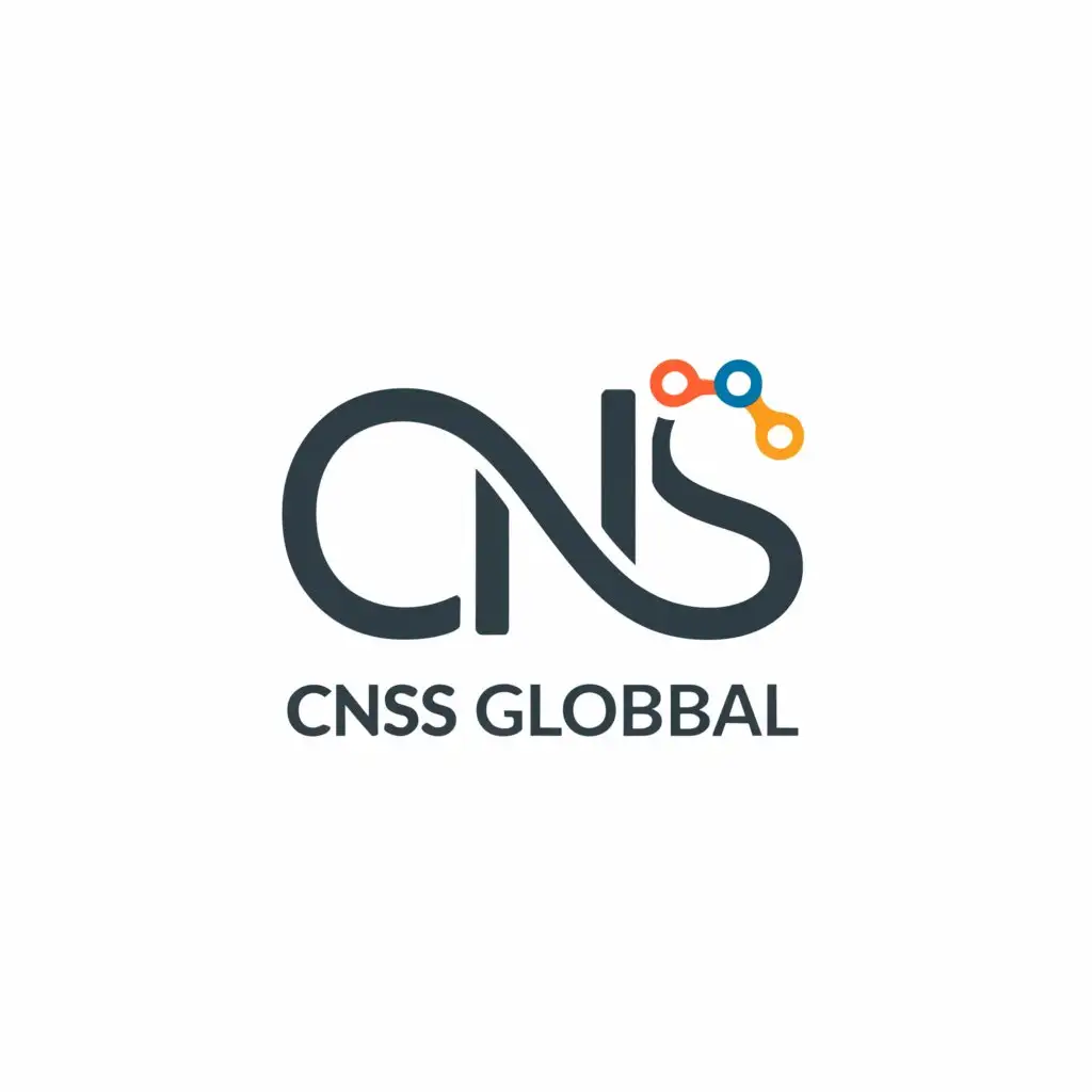 a logo design,with the text "CNS Global", main symbol:CNS,Moderate,be used in Technology industry,clear background