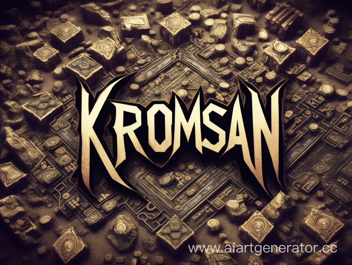 игровые моменты компьютерных игр
 и по середине картинки надпись kromsan