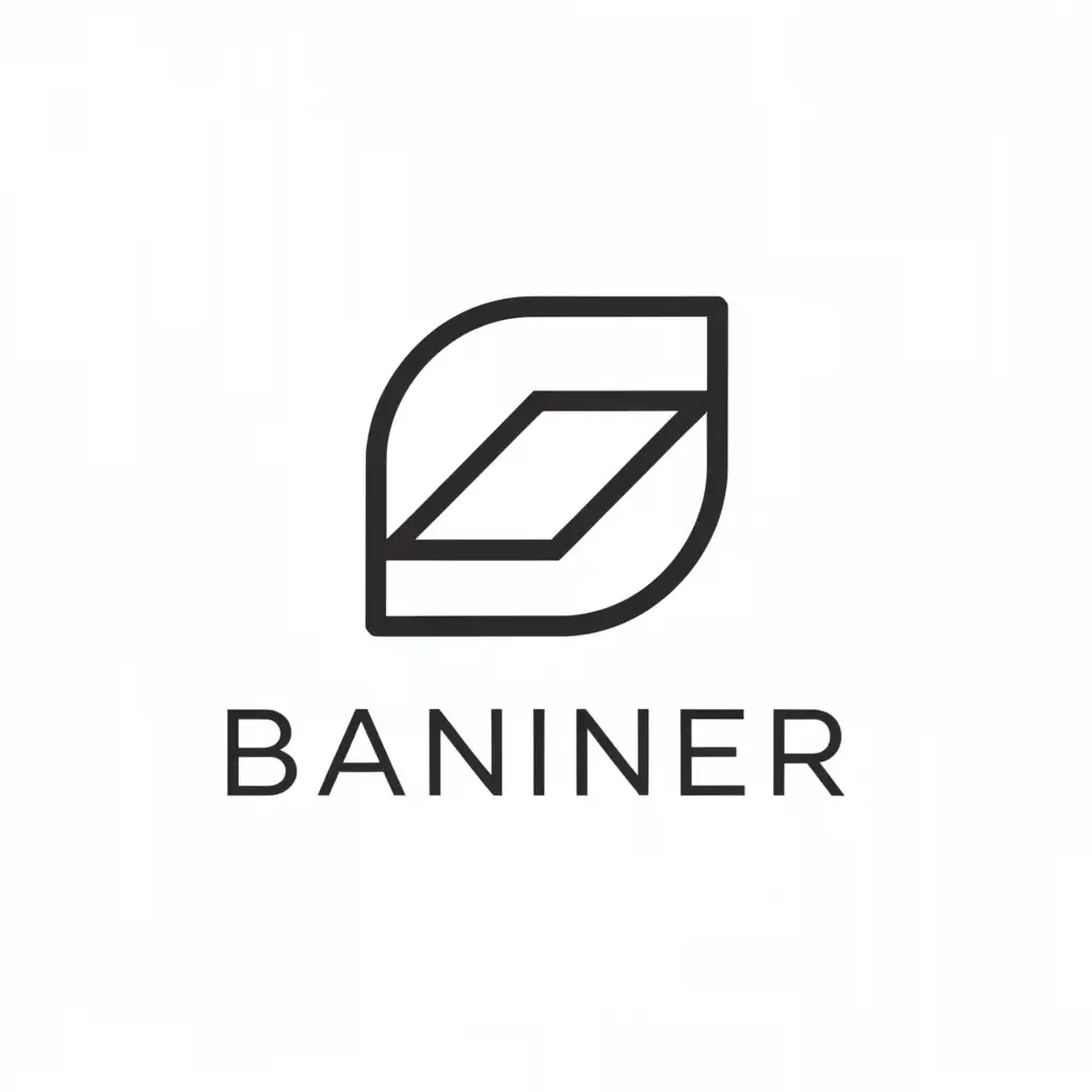 a logo design,with the text "Banner", main symbol:slide,Minimalistic,be used in Entertainment industry,clear background