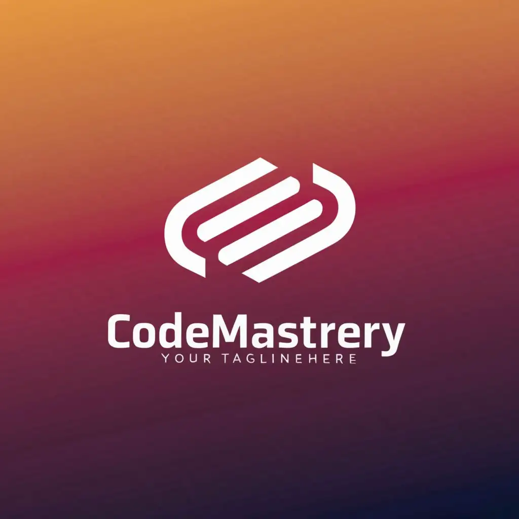a logo design,with the text "CodeMastery", main symbol:javascript,Moderate,be used in Technology industry,clear background