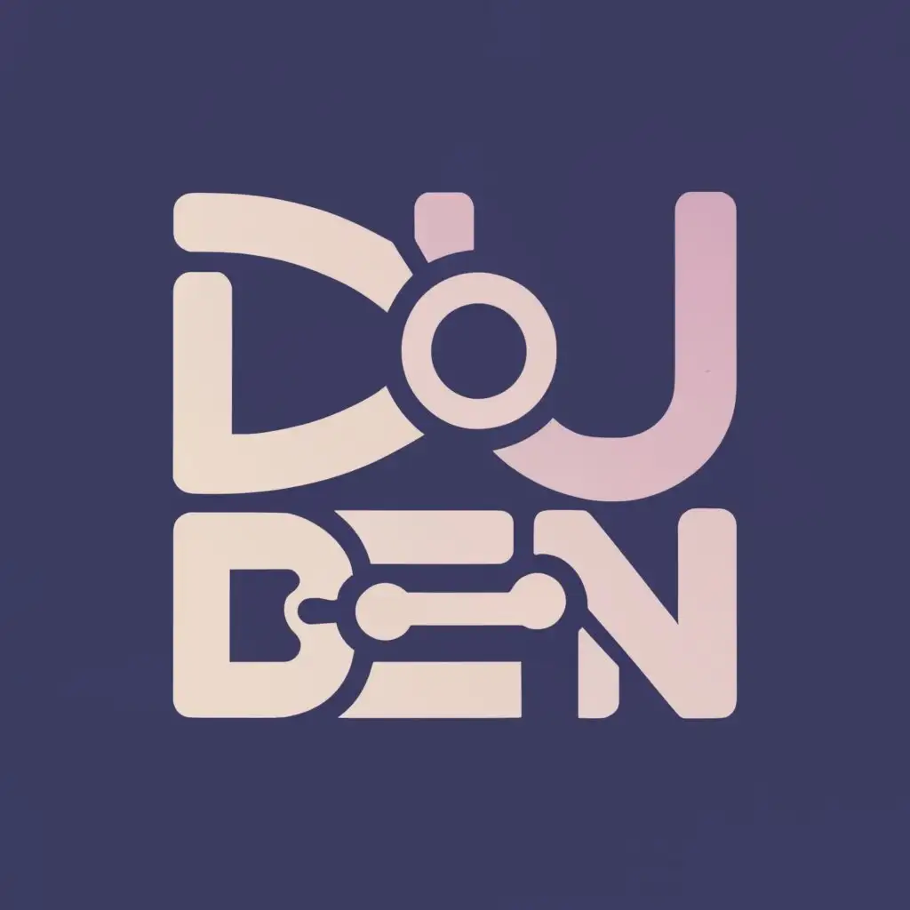 logo, MUSIC, with the text "DJ
  BEN", typography, be used in Events industry