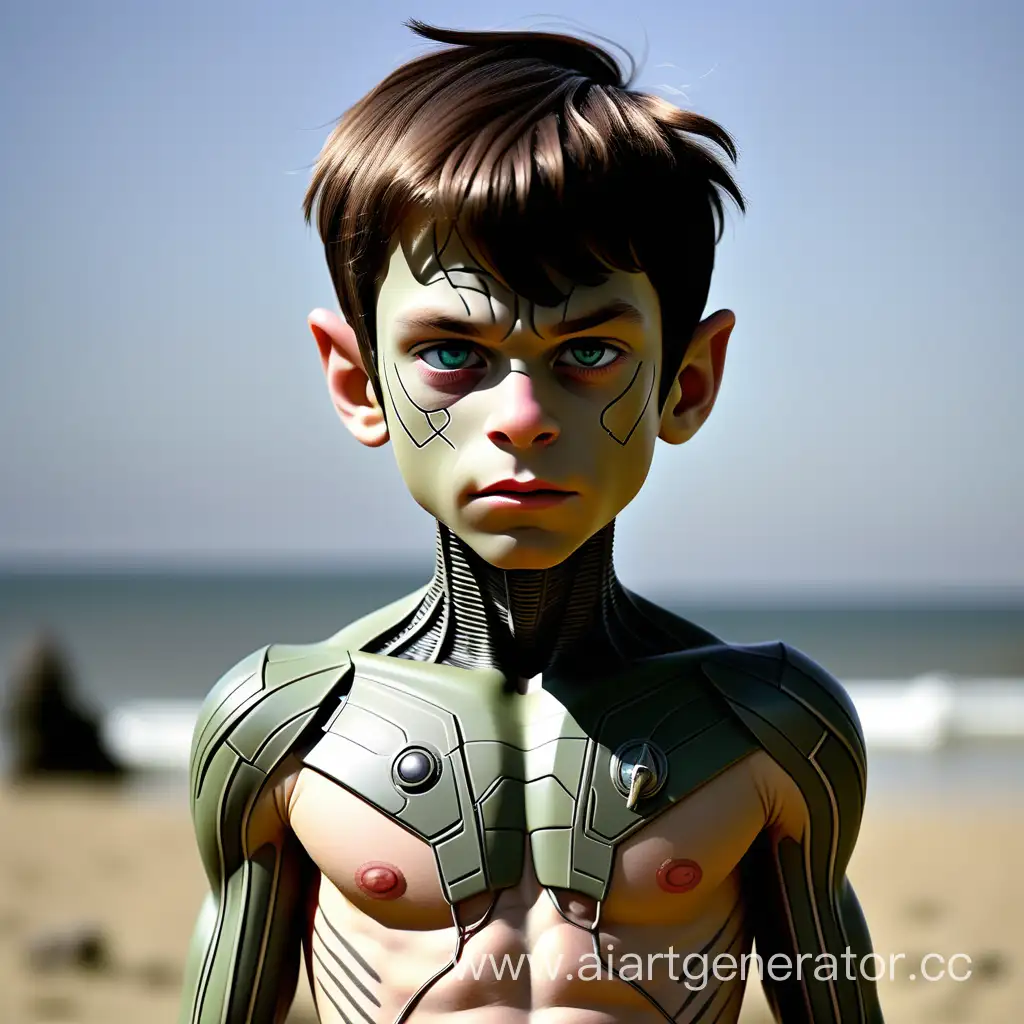 Transformation-of-Naturist-Boy-into-Star-Trek-Borg