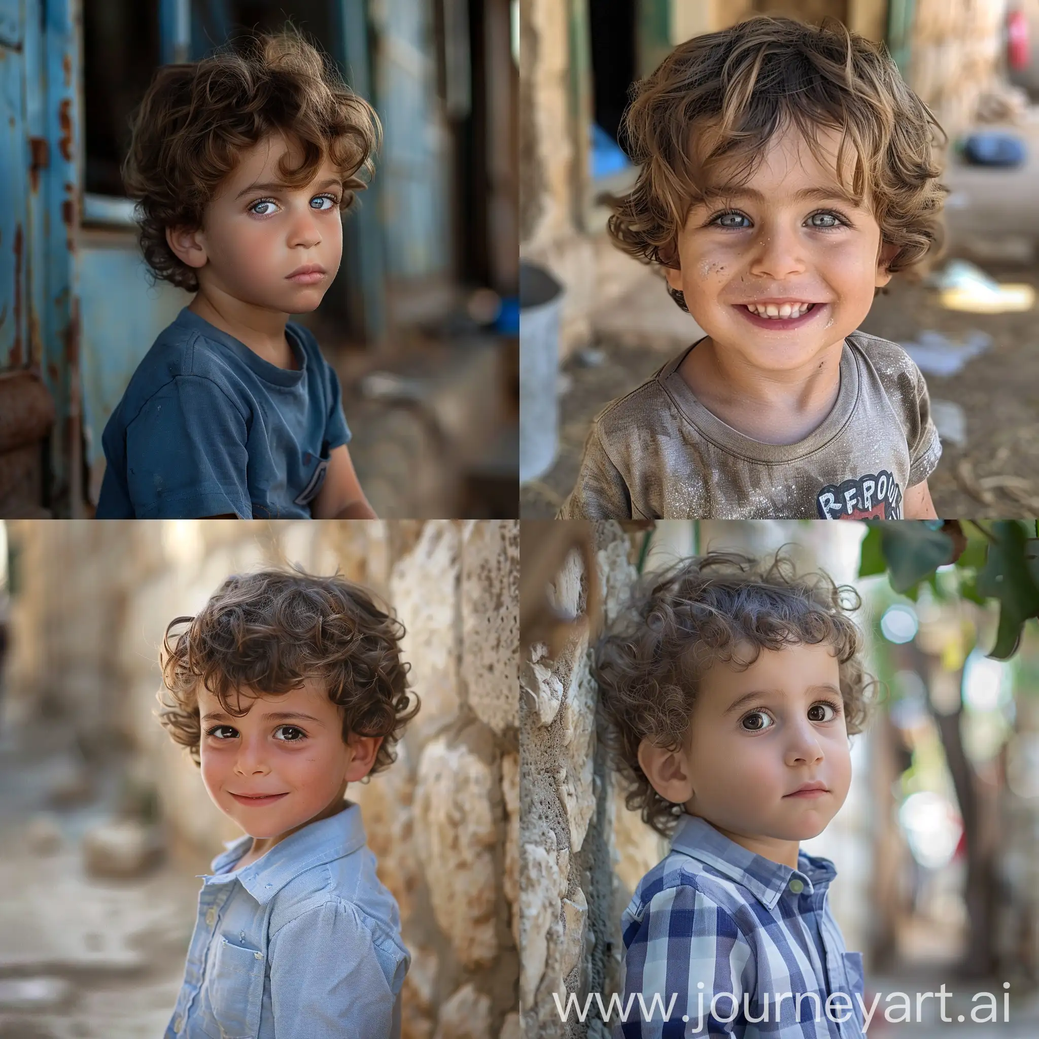 Refael a little boy living in Israel