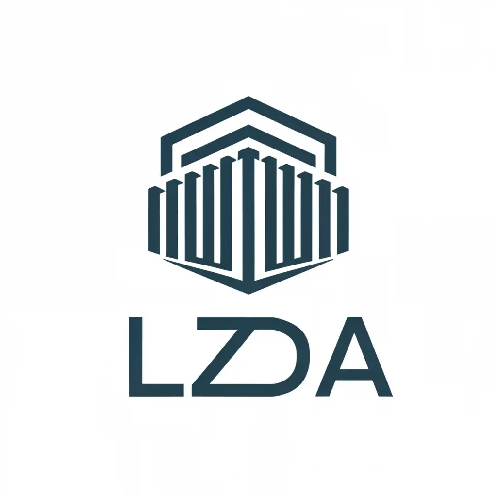 a logo design,with the text "LZDA", main symbol:government's,Moderate,clear background