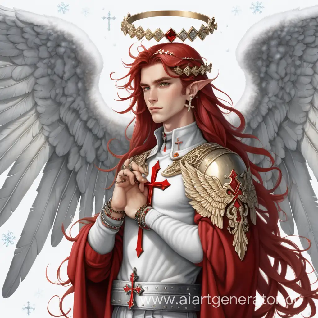 Fashionable-Archangel-with-Red-Hair-and-Elegant-Wings