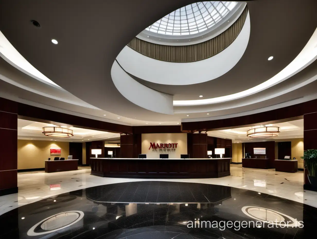 Luxurious-Marriott-Hotel-Atrium-Reception-with-ThreeFloor-Elegance