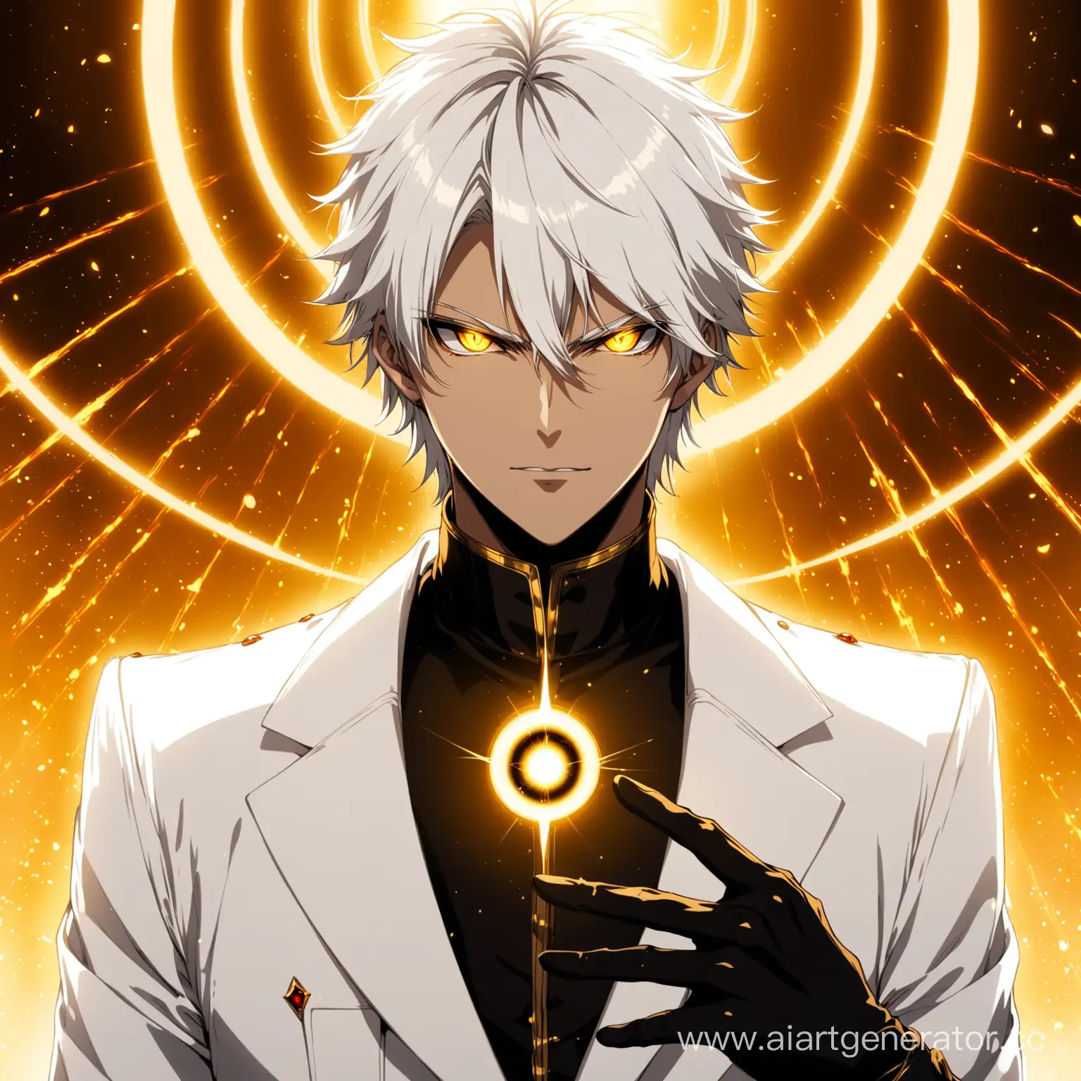 Sinister-Anime-Character-with-Golden-Eyes-in-White-Suit-and-Black-Gloves