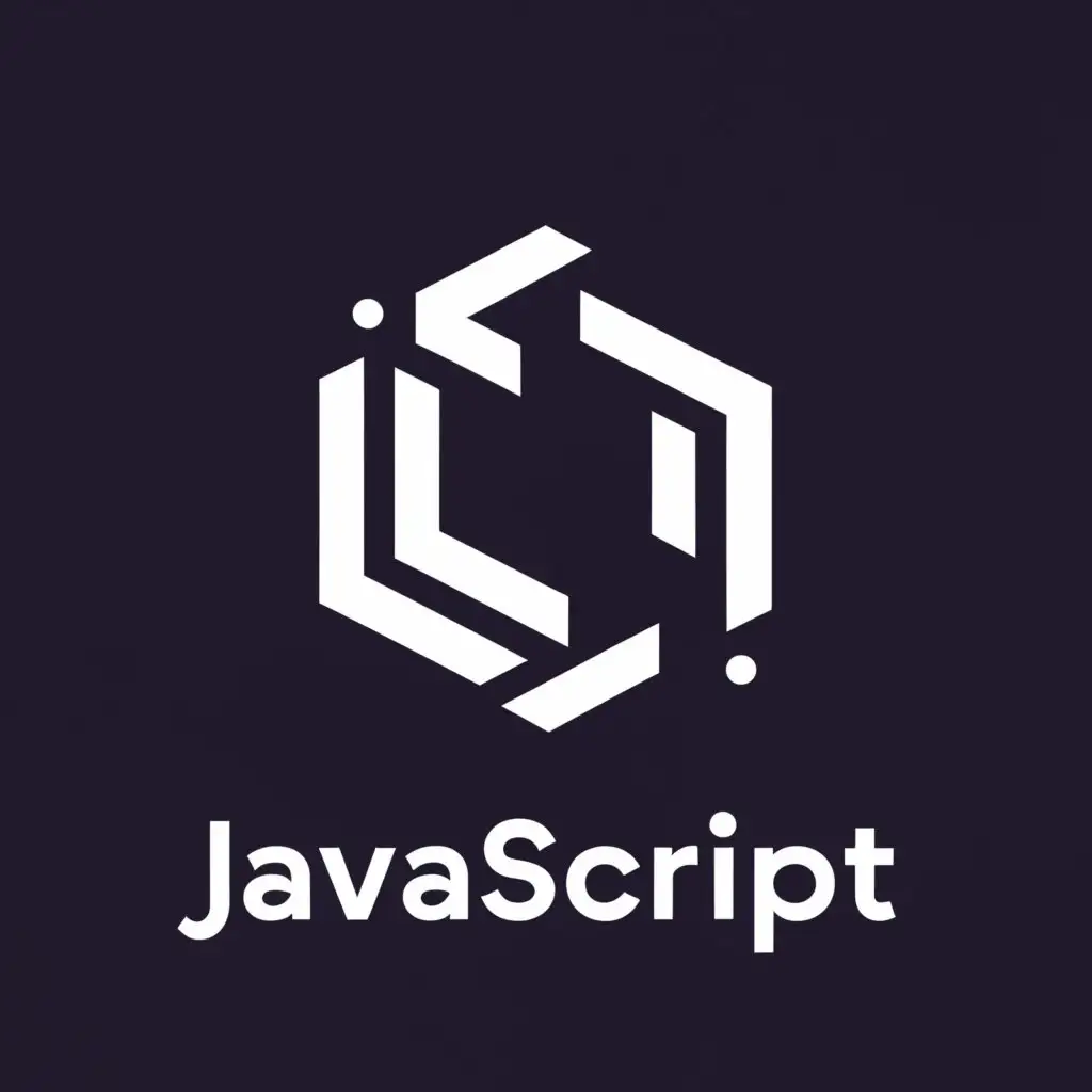 a logo design,with the text "JavaScript", main symbol:Hexagon,complex,be used in Internet industry,clear background