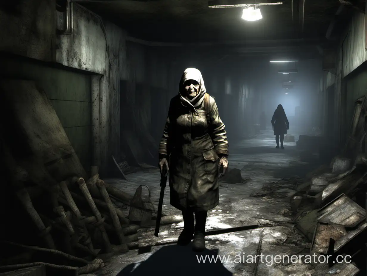 Mysterious-Grandmother-Stalker-Explores-the-Undergrounds-of-the-Game-Metro-2033