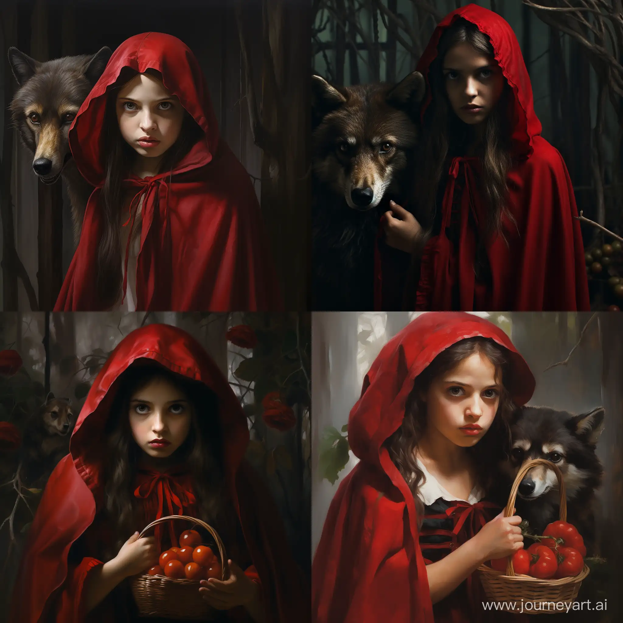 Little-Red-Riding-Hood-in-Enchanted-Forest