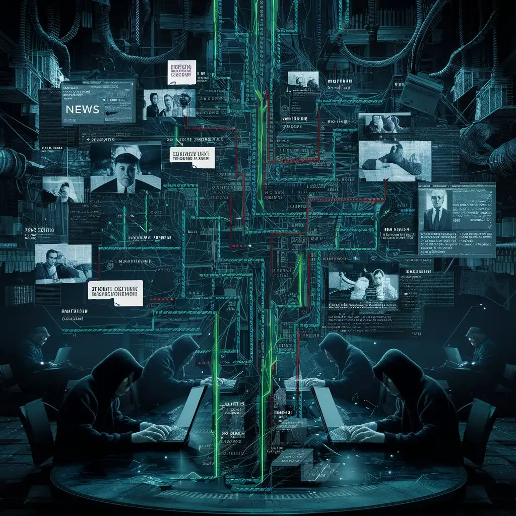 Dark Cybersecurity Matrix Data Flow in the Web of Hackers