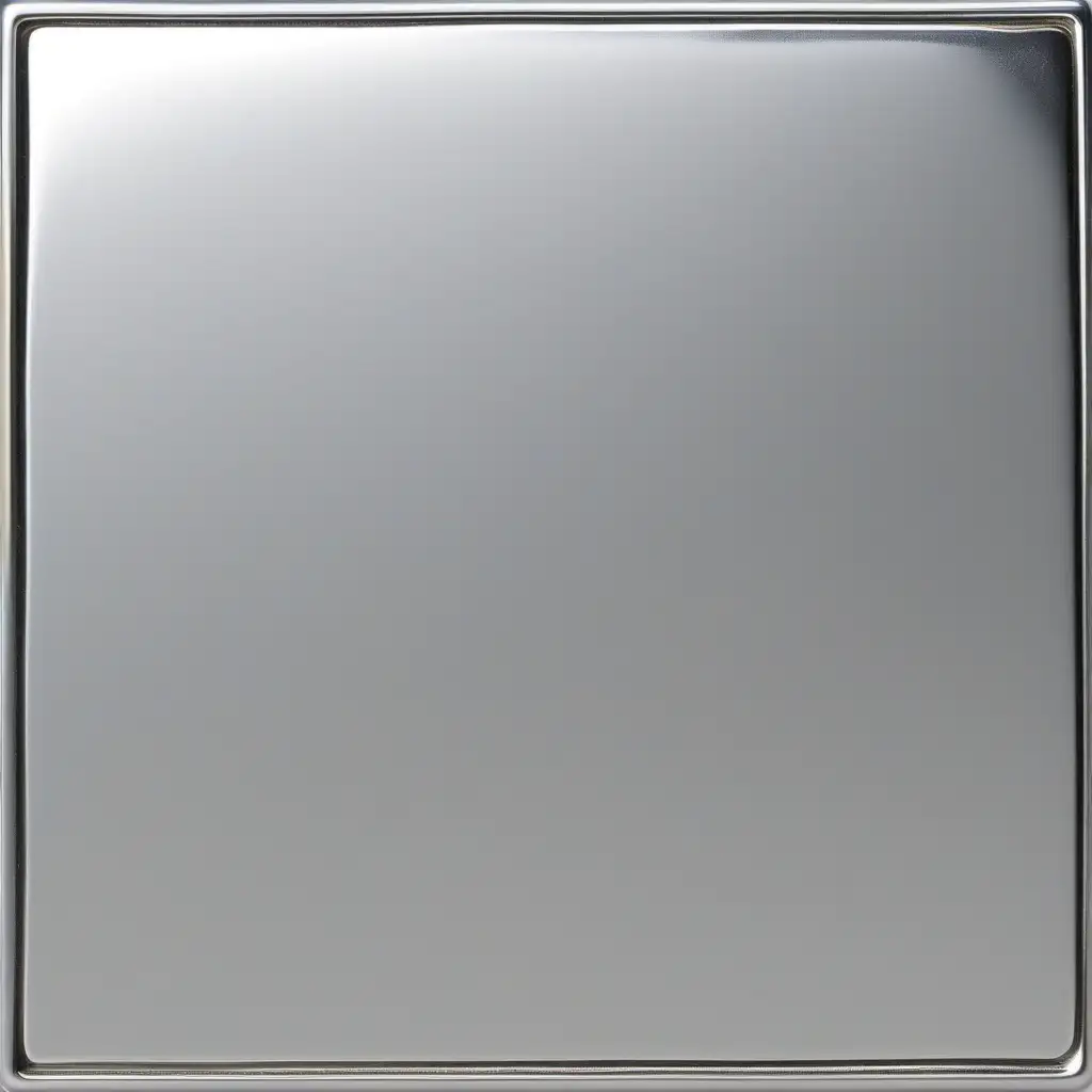 a silver square