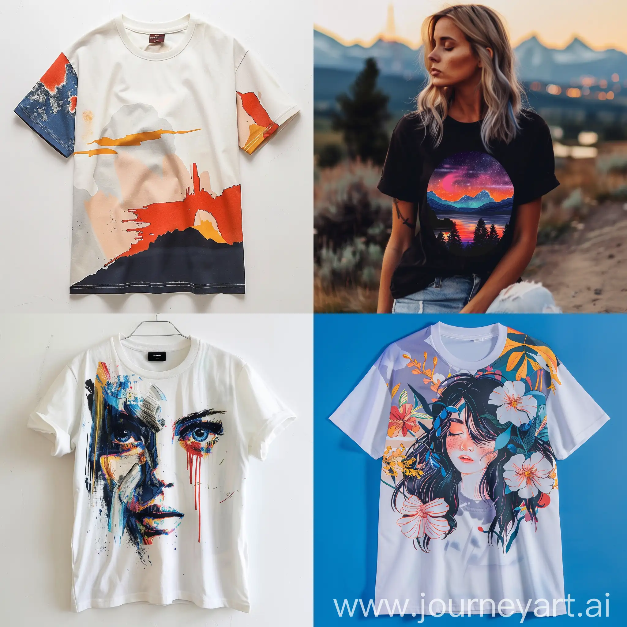Vibrant-Aesthetic-TShirt-Prints-Collection