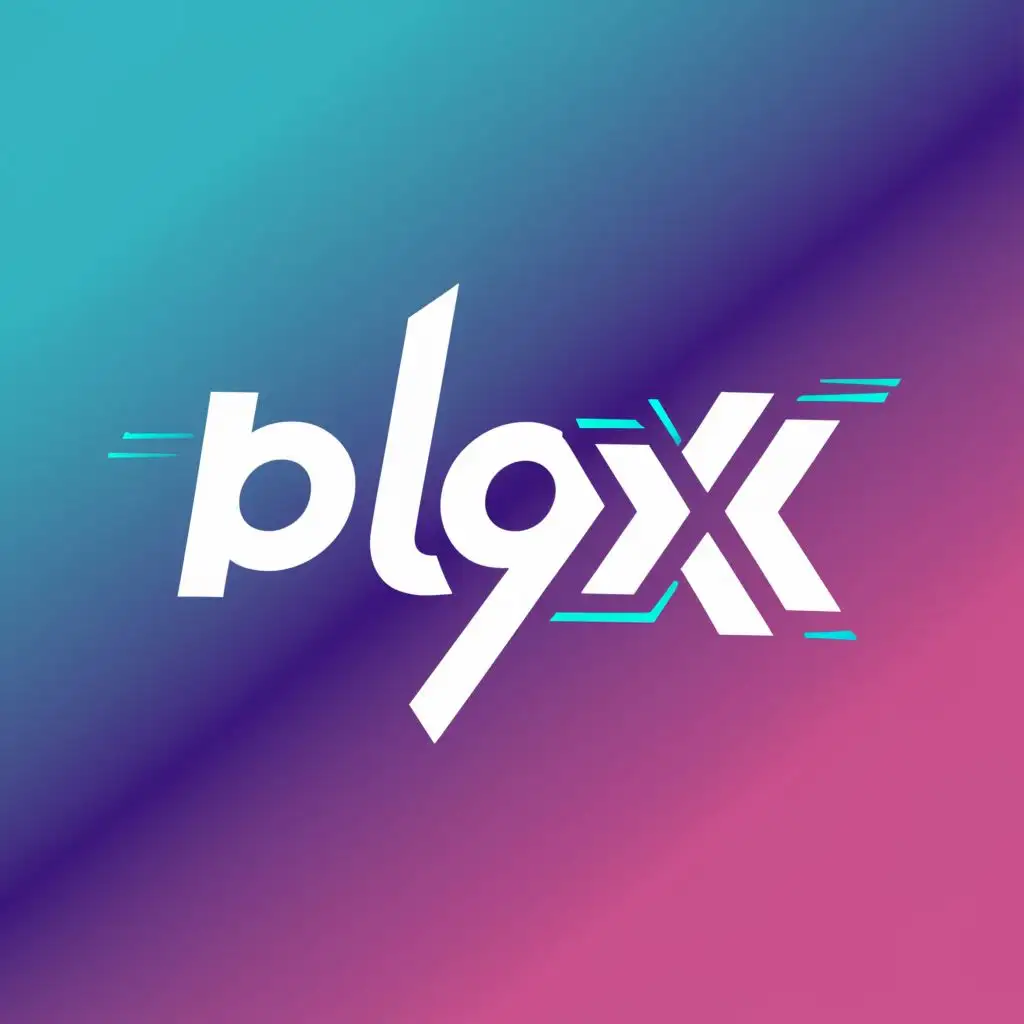 a logo design,with the text "PLAYX", main symbol:LOGO,Moderate,clear background