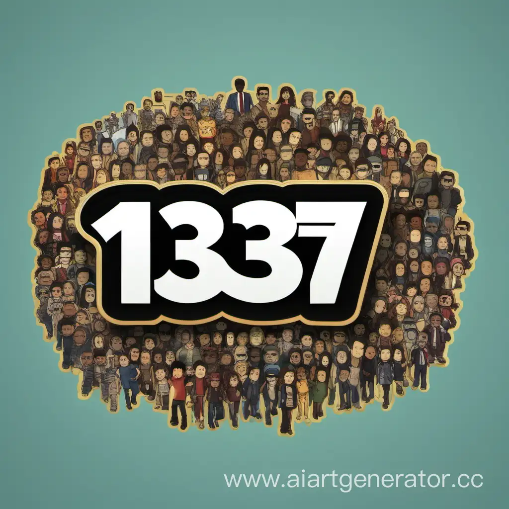 Логотип кино чата с названием „1337_movie“