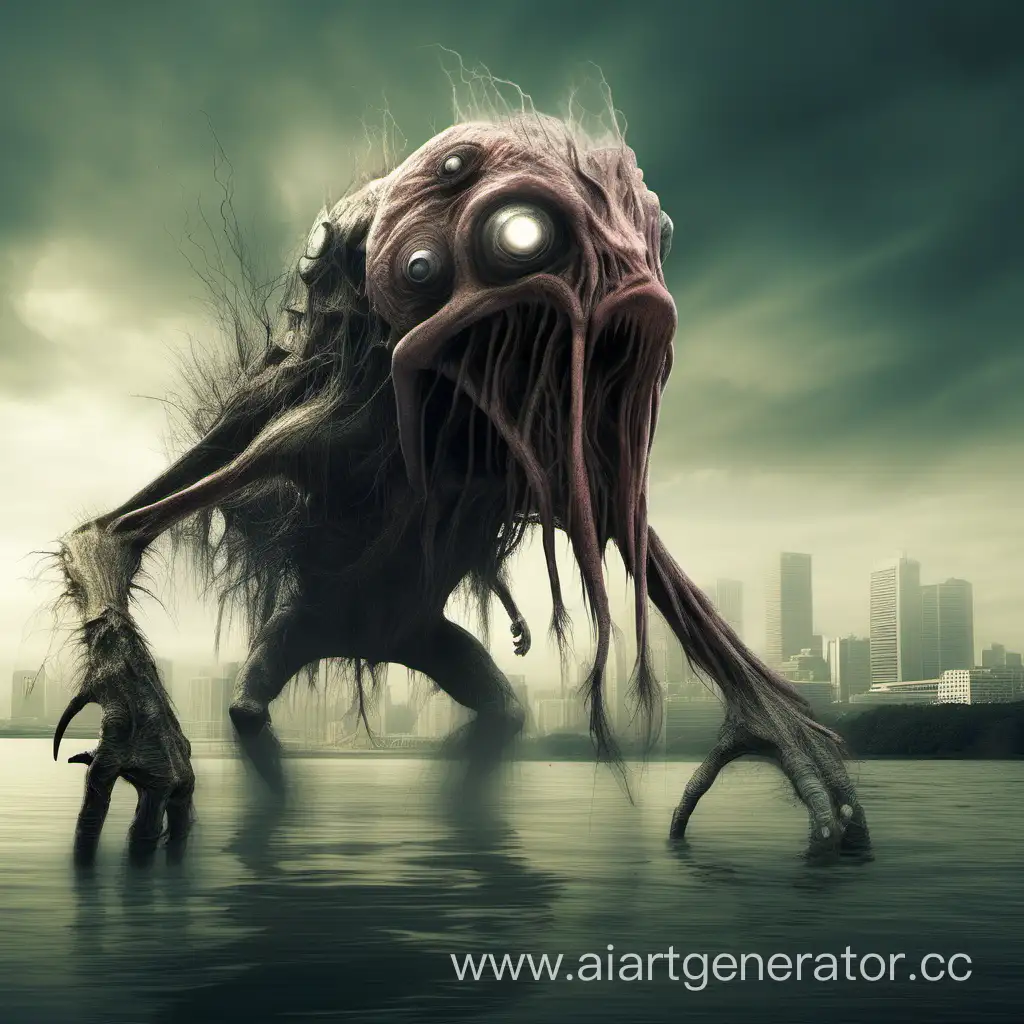 Mutated-Creature-Emerging-from-Toxic-Environment