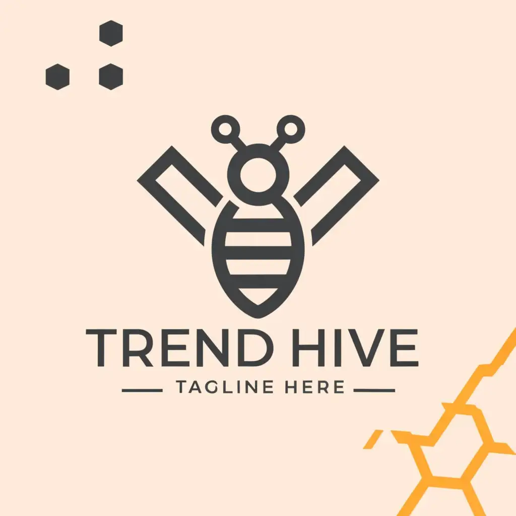 a logo design,with the text "Trend Hive", main symbol:TH,Moderate,be used in Retail industry,clear background