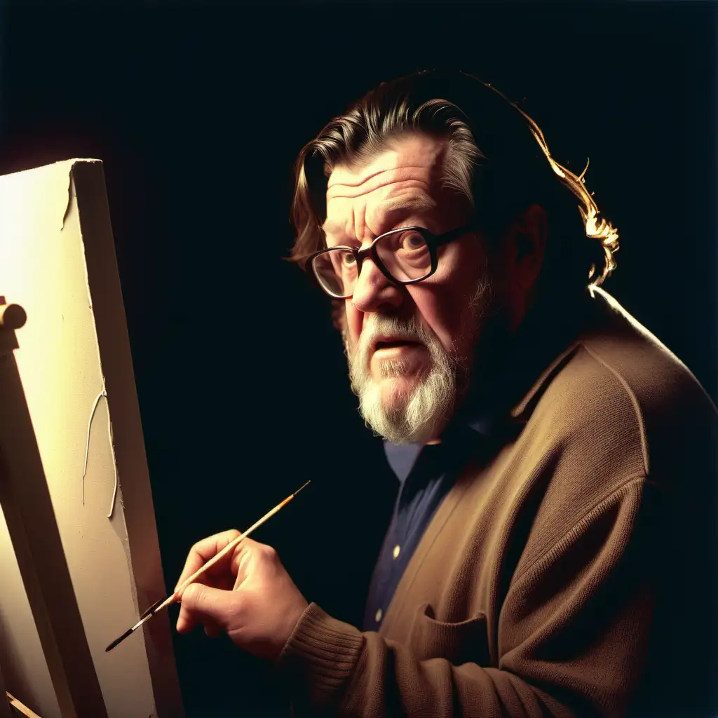 Talented Artist Ricky Tomlinson 30 Captures Cinematic Retro Vibes on Canvas