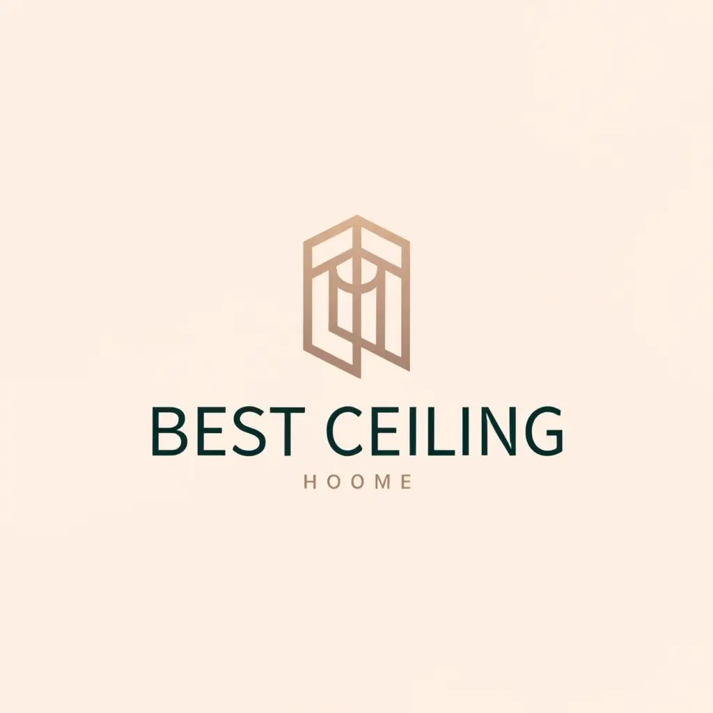 LOGO-Design-For-Best-Ceiling-Modern-Ceiling-Home-Symbol-for-Beauty-Spa-Industry