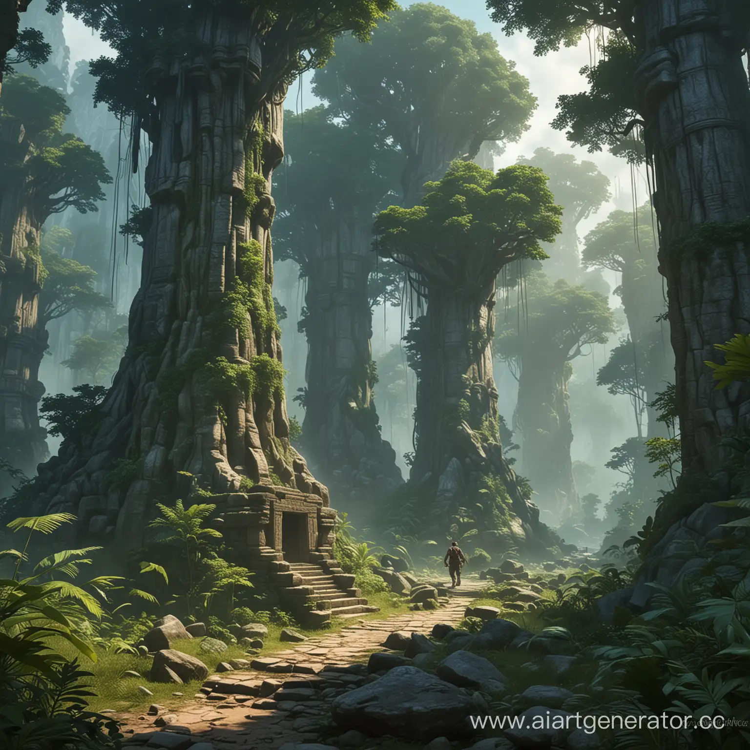 Stone-Jungle-Adventure-Mysterious-Wildlife-and-Ancient-Ruins