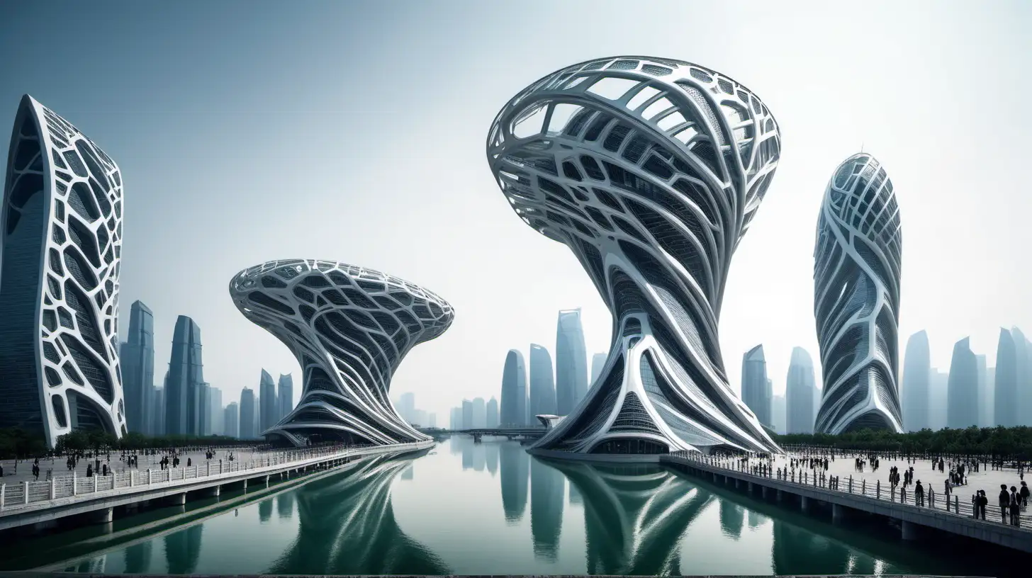 Futuristic structure in China