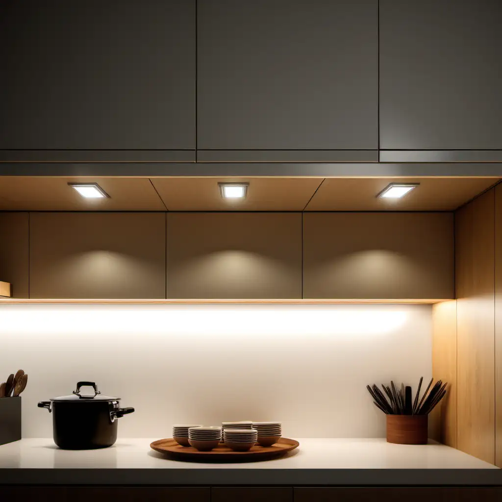 UnderCabinet Kitchen Lights Illuminate Countertop