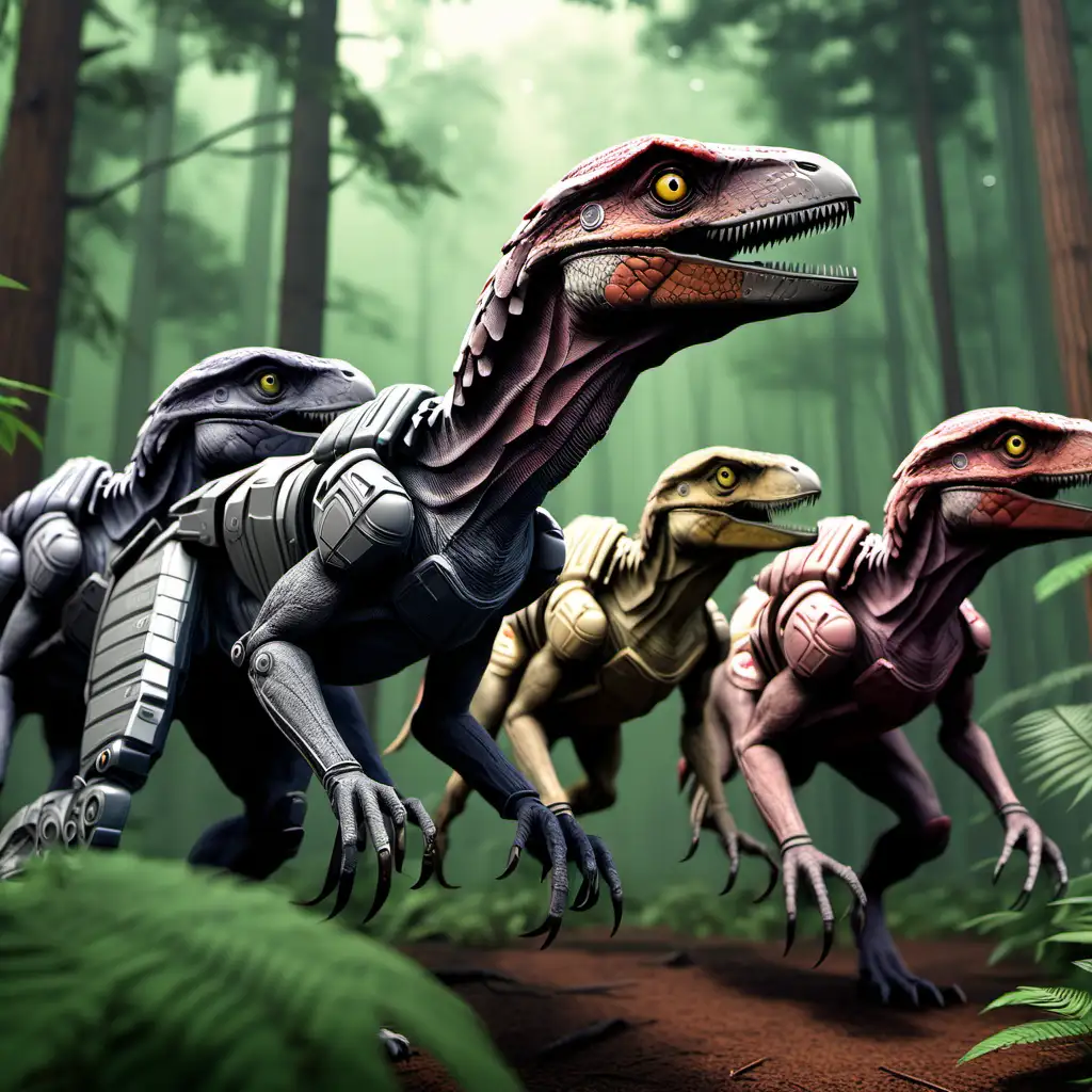 RAPTOR PACK in a forest background