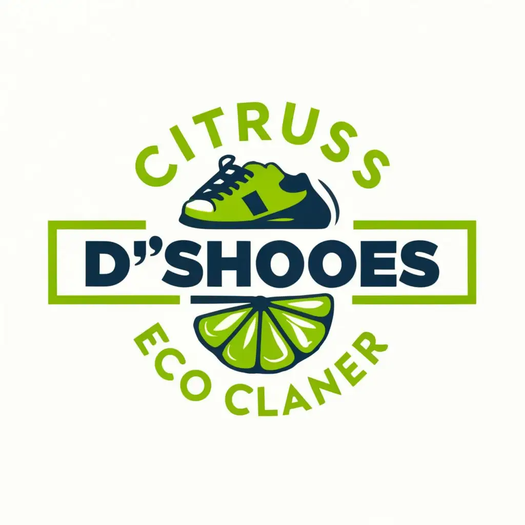 LOGO-Design-For-Citrus-Dshoes-Ecocleaner-Vibrant-Lime-with-Clean-Typography