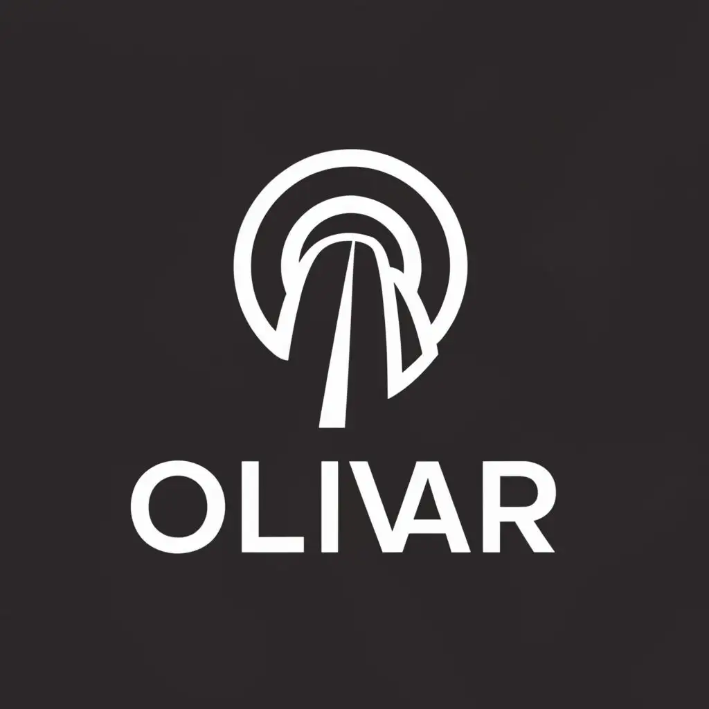a logo design,with the text "Olivar", main symbol:Road,Moderate,be used in Construction industry,clear background