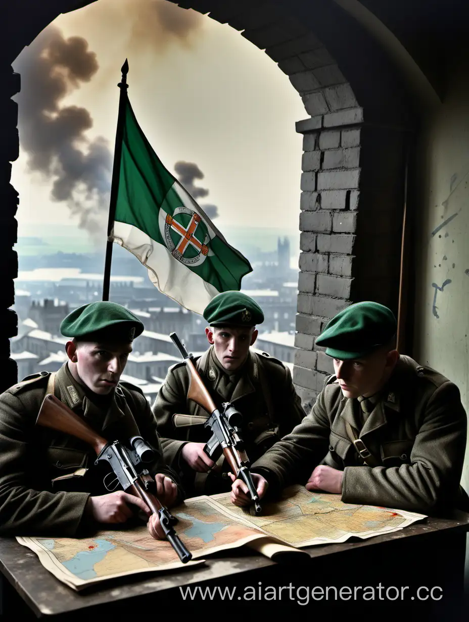 Irish-Republican-Army-Planning-Operation-in-SmokeFilled-City-1921