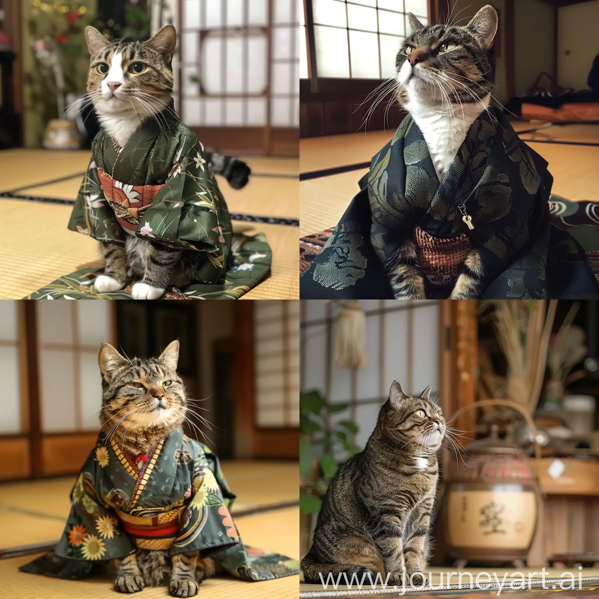 cats but very japanese 

