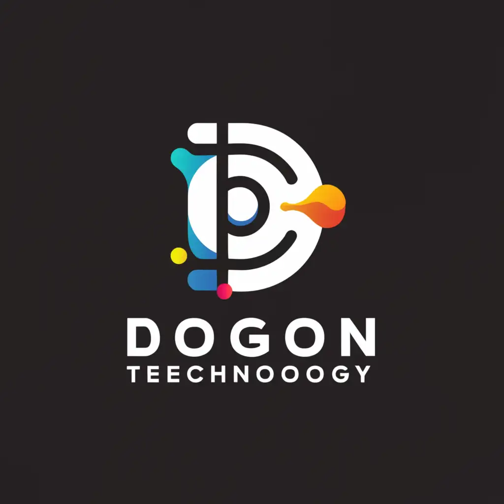 a logo design,with the text "Dogon Technology", main symbol:DT,Moderate,be used in Technology industry,clear background