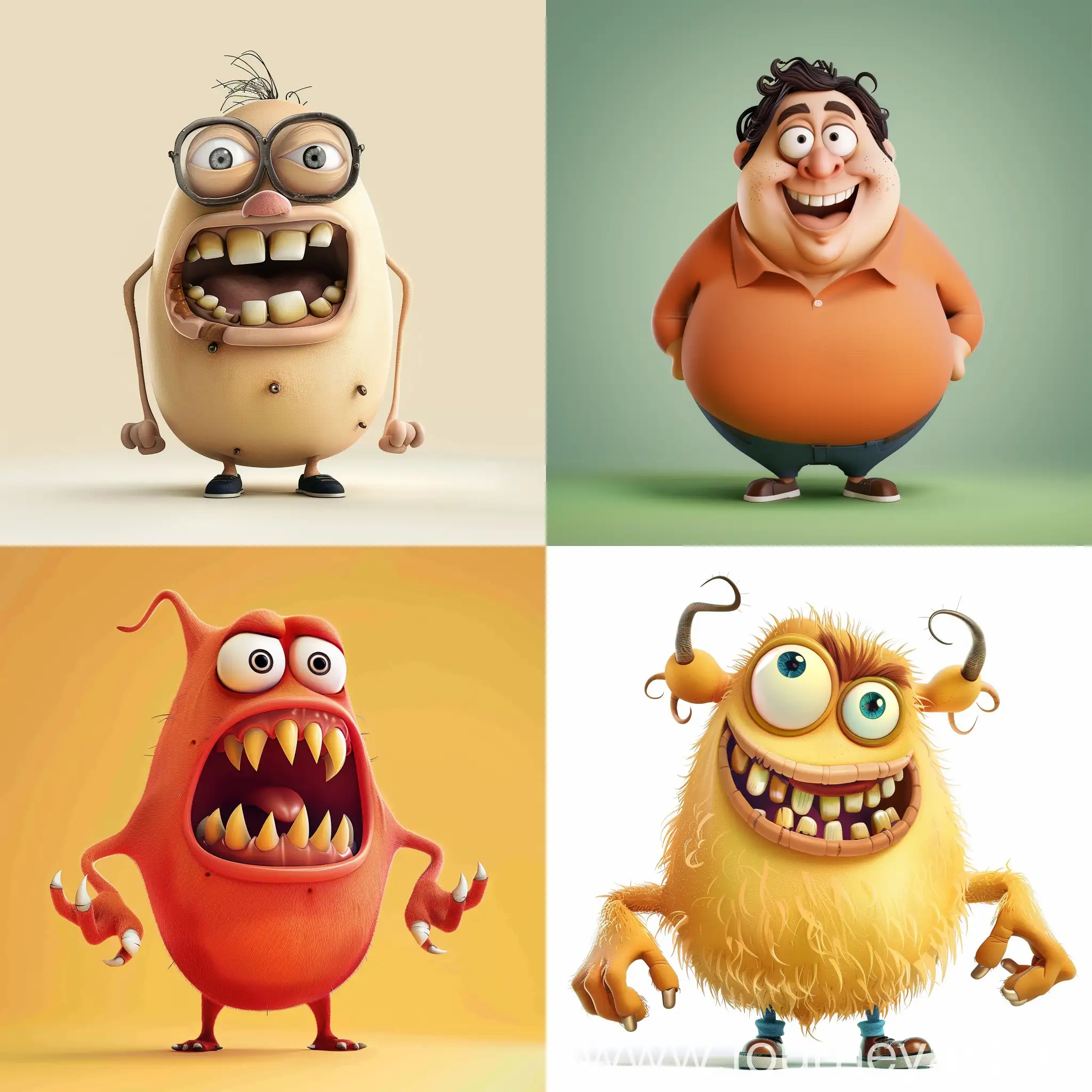 Cheerful-Cartoon-Character-with-Playful-Expression