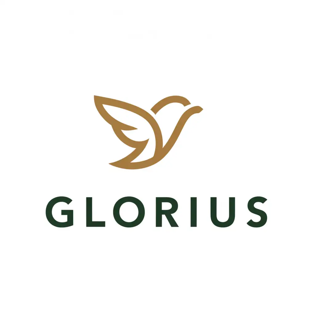a logo design,with the text "GLORIOUS", main symbol:Unity,Moderate,be used in Nonprofit industry,clear background
