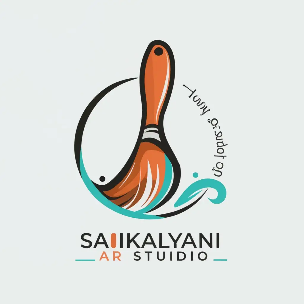 a logo design,with the text "saikalyani art studio", main symbol:to show art , and art studio for art lovers,Moderate,clear background