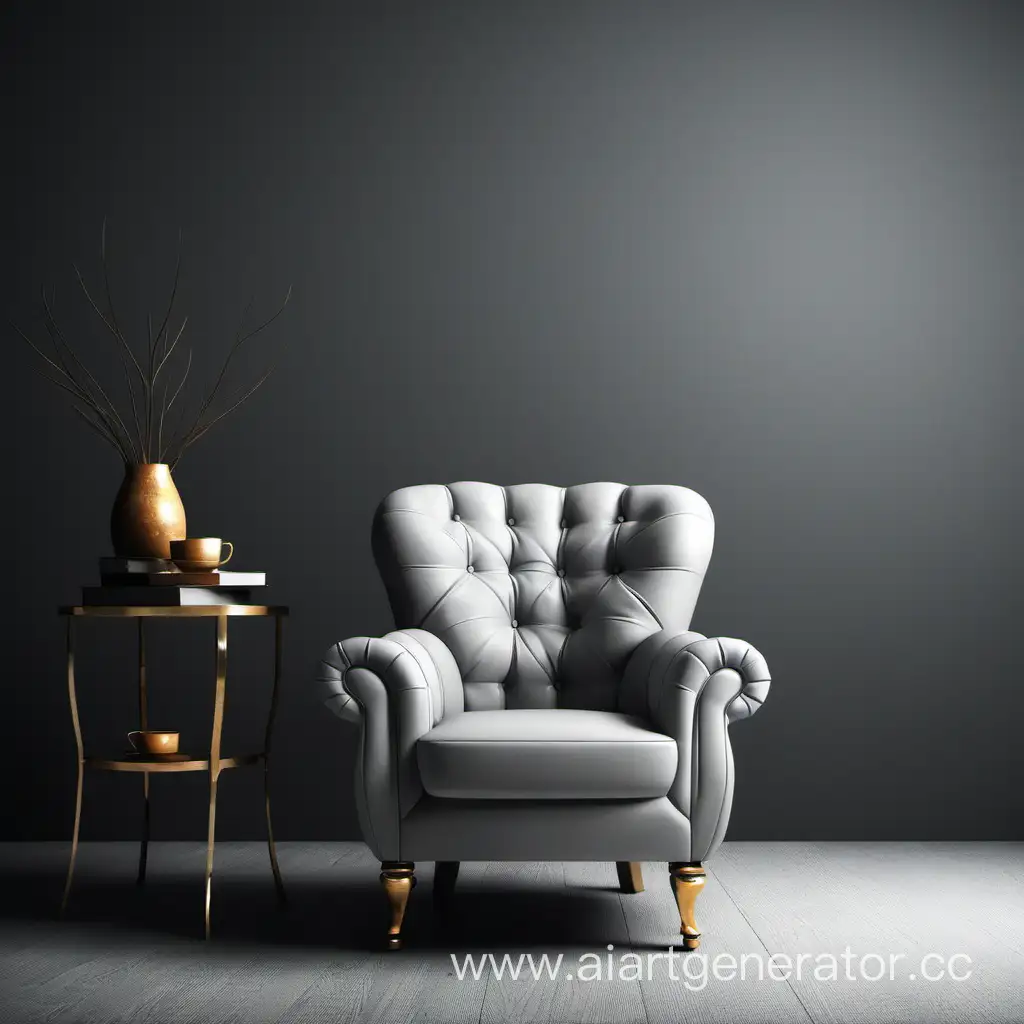 Elegant-Armchair-in-Contemporary-Interior-Setting