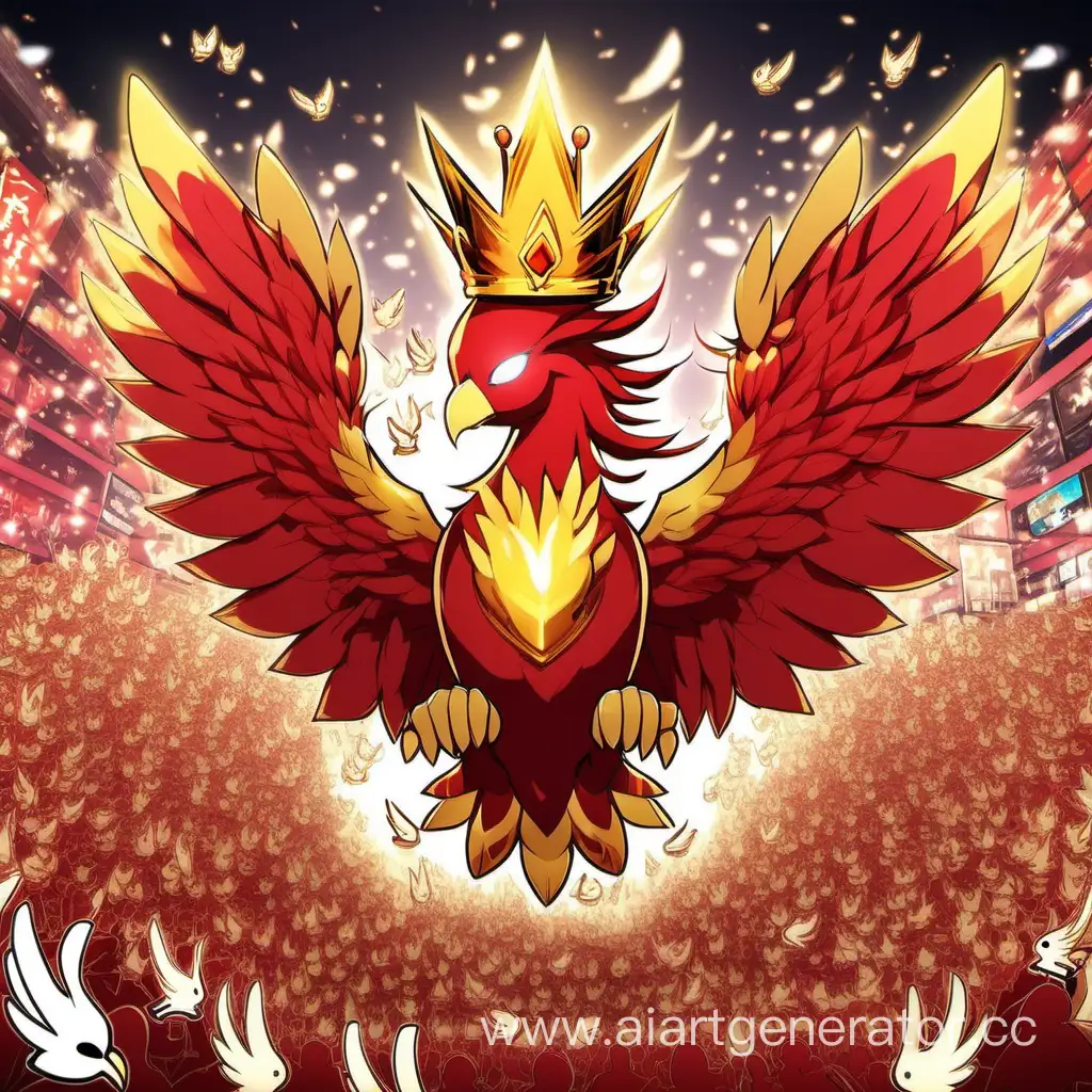Majestic-Gacha-Life-Phoenix-Gathering-with-Golden-Crown