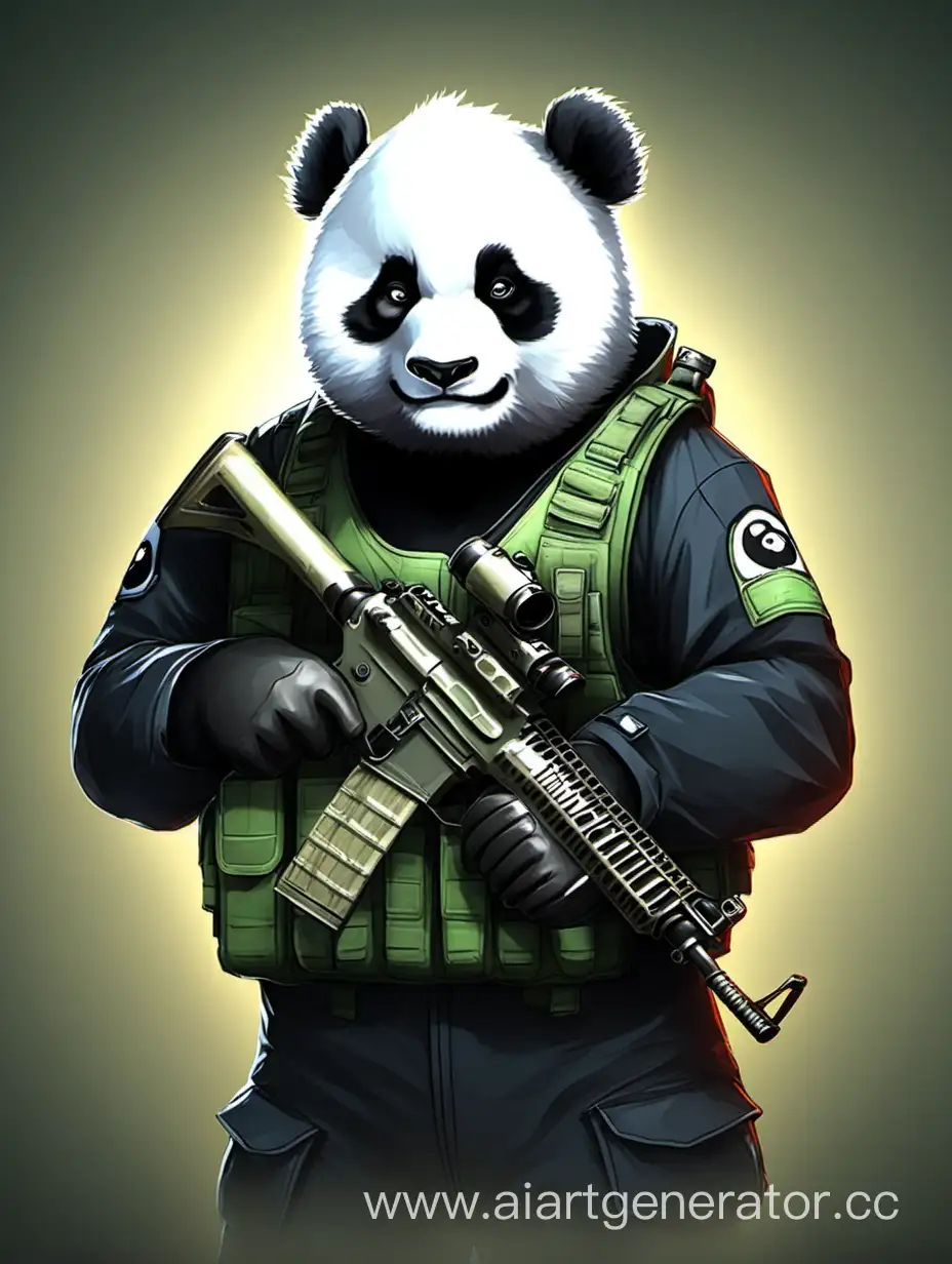 Panda-Playing-CounterStrike-Global-Offensive-CSGO