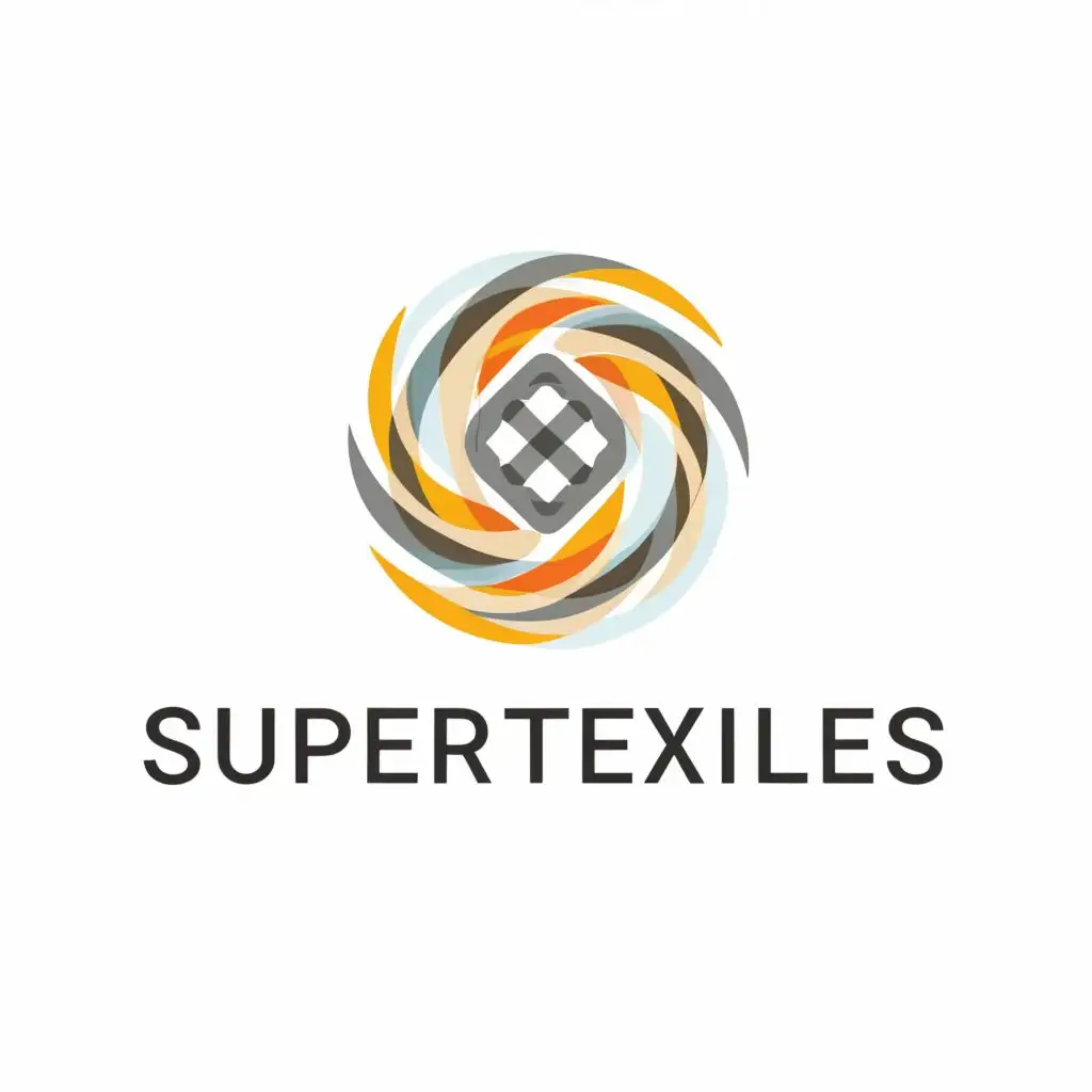 a logo design,with the text "SUPER TEXTILES", main symbol:TEXTILES,complex,be used in Retail industry,clear background